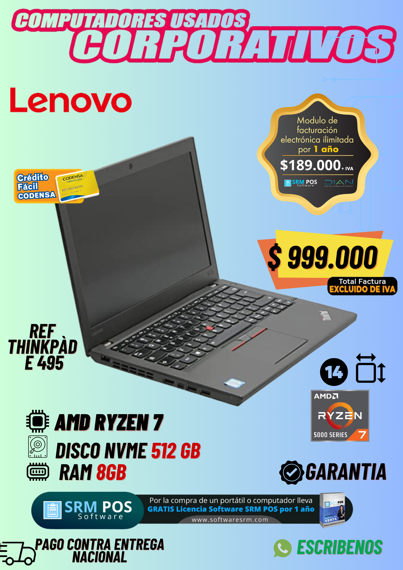 Lenovo Thinkpad Ryzen 7